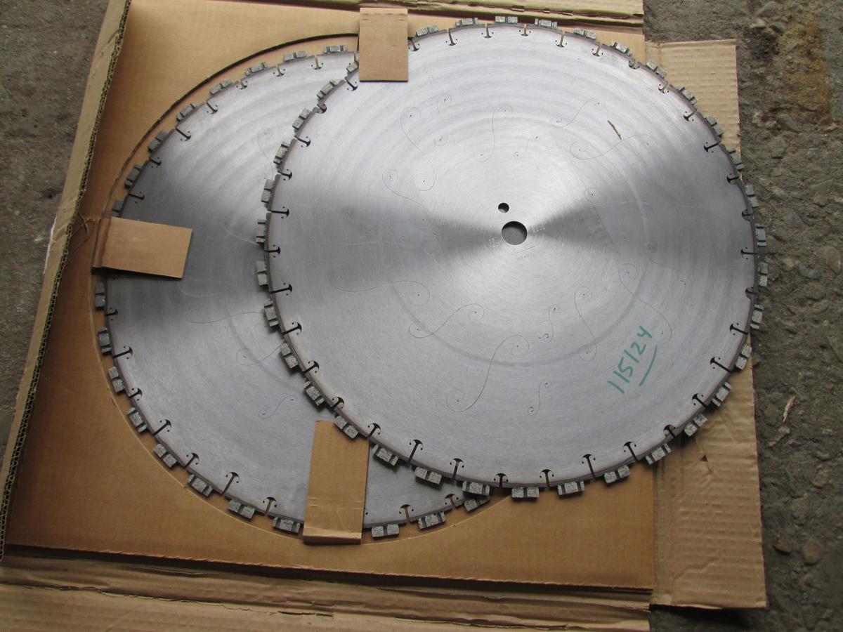 (2) 20" DSI Diamond Tip Saw Blades