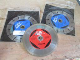 (3) 7" DSI Diamond Tip Saw Blades