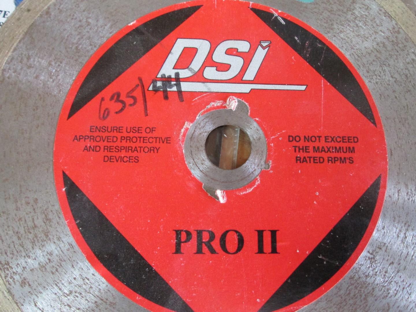 (3) 7" DSI Diamond Tip Saw Blades