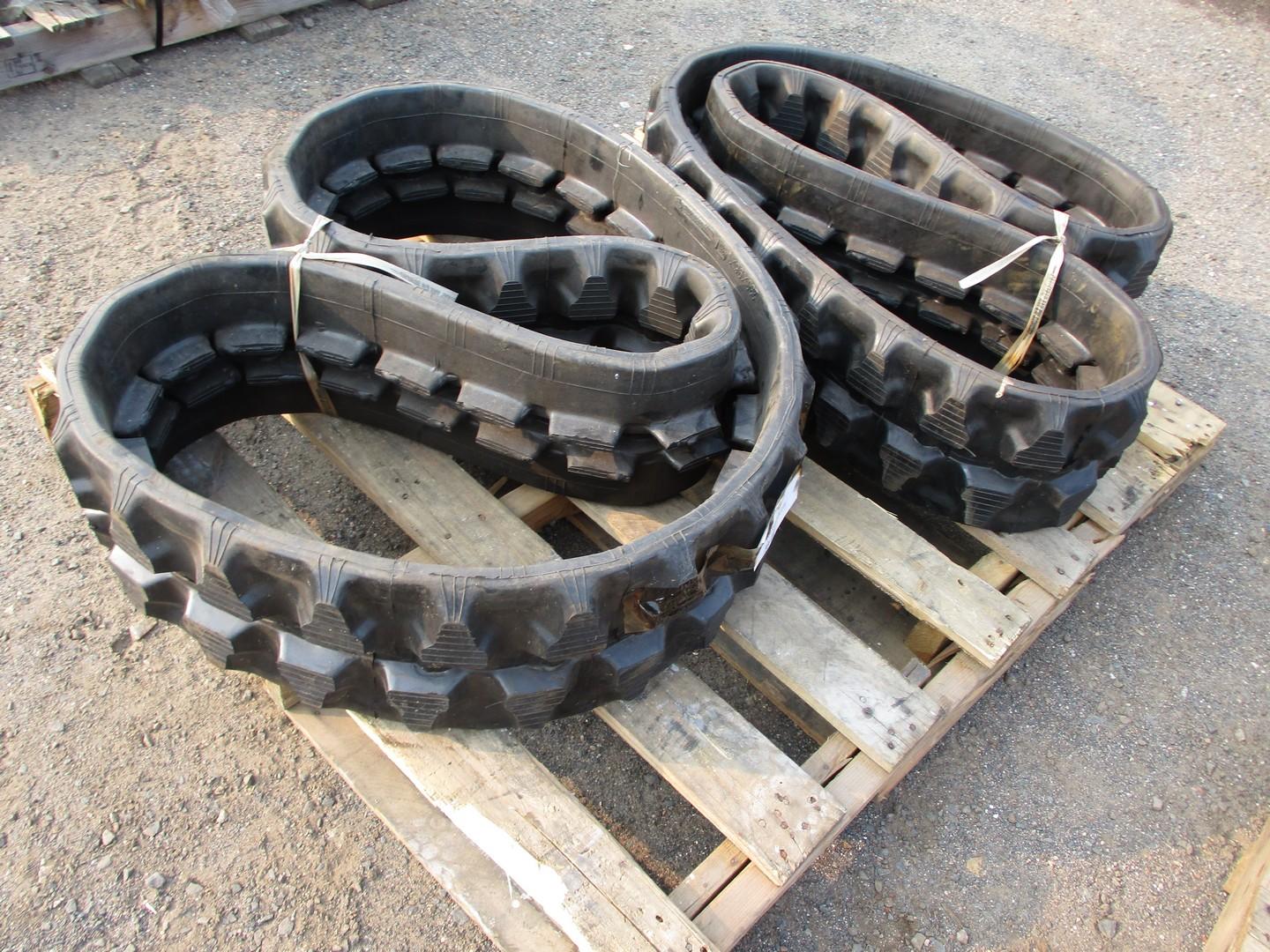 (2) 230 x 96 x 35 Mini Excavator Tracks