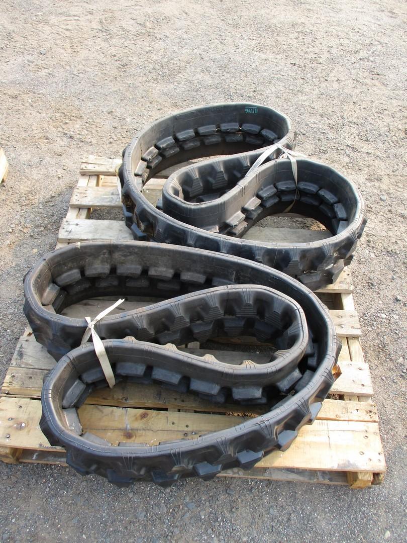 (2) 230 x 96 x 35 Mini Excavator Tracks