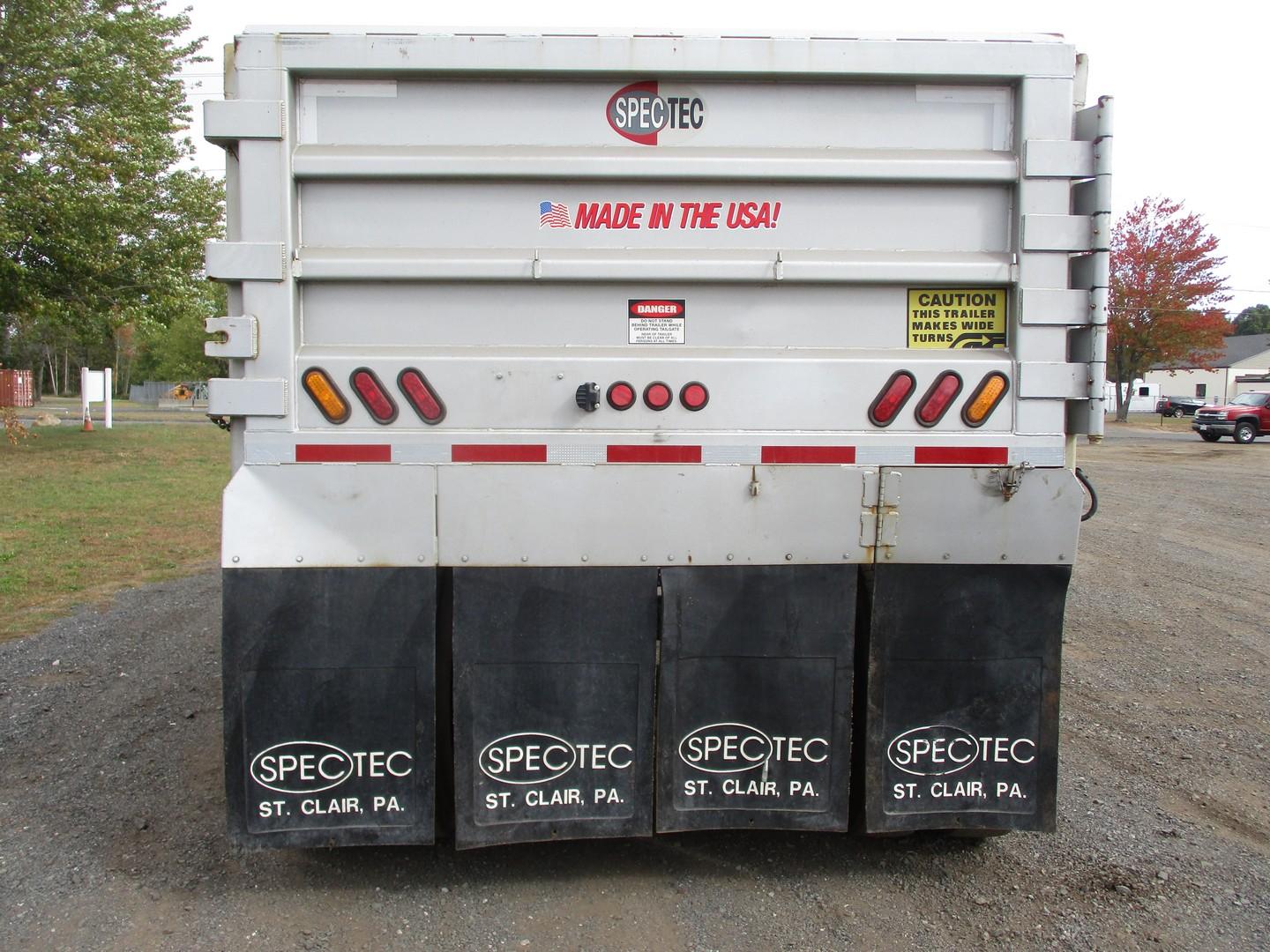 2016 SpecTec 36' Frameless Dump Trailer