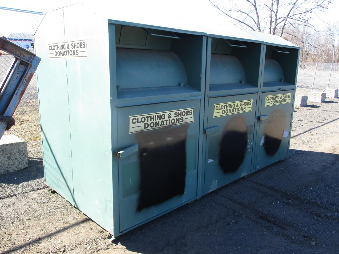 Clothing and Shoe Donation Bin