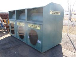 Clothing and Shoe Donation Bin