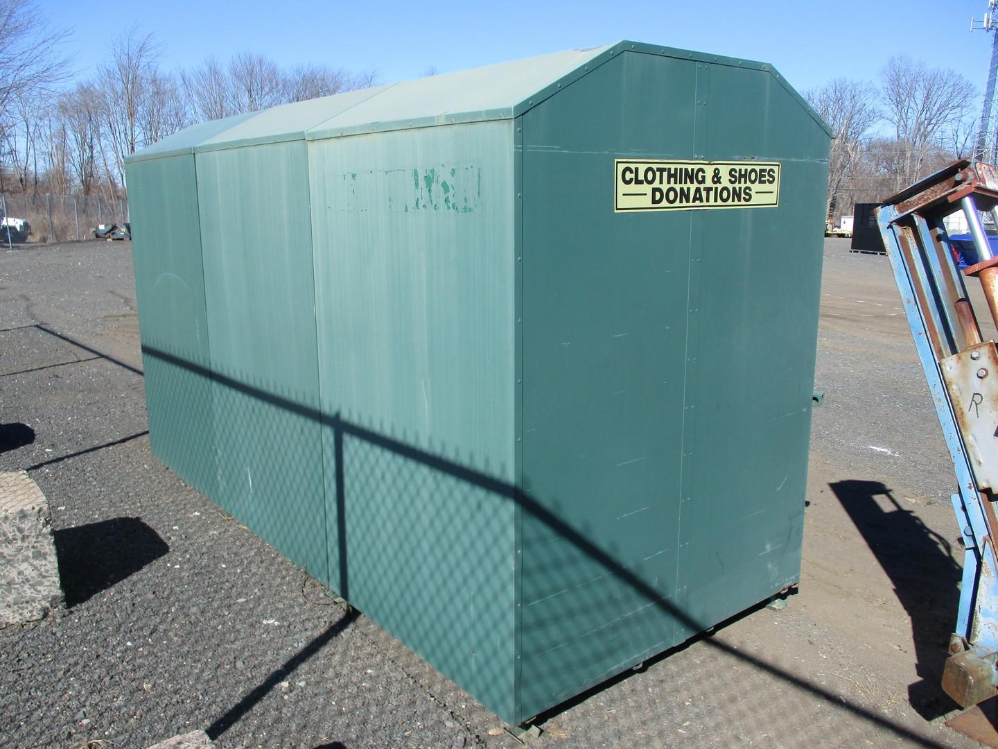 Clothing and Shoe Donation Bin