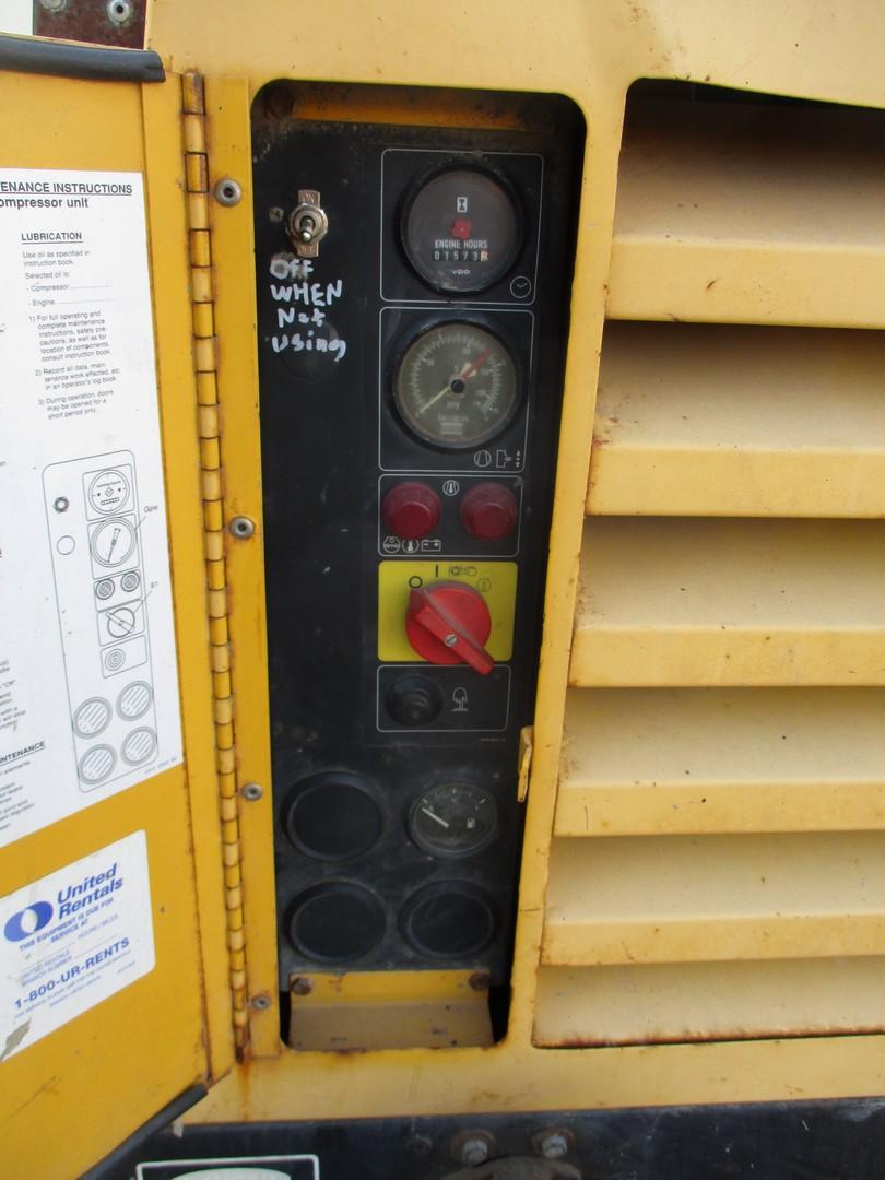 2000 Atlas Copco XAS96 Tow Behind Air Compressor