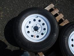 (4) Trailer King ST205/75R15 Trailer Tires