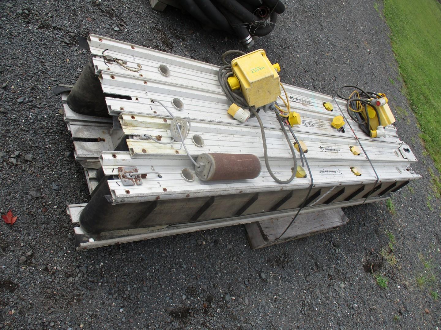 (4) 10' Electric Conveyors,