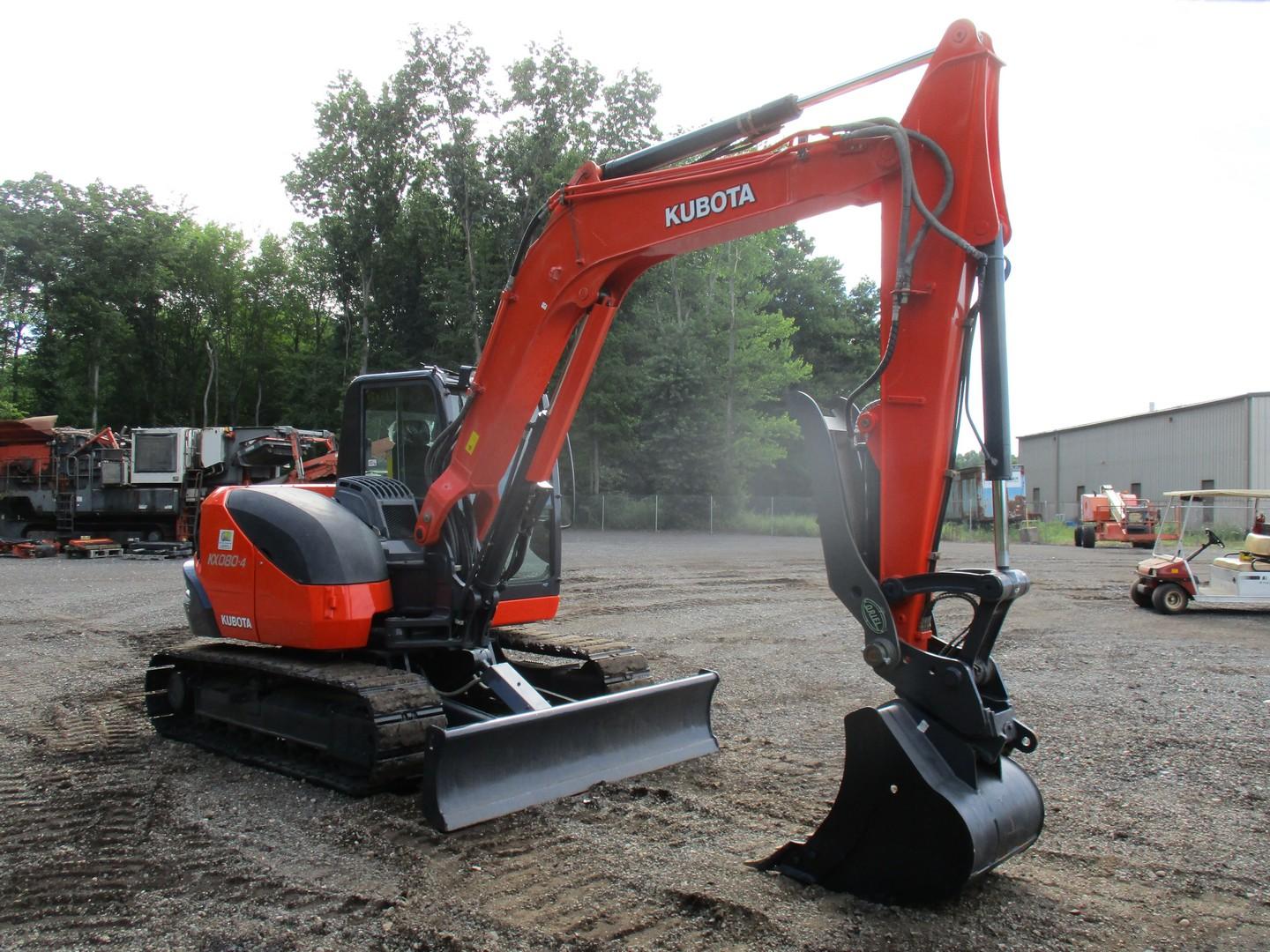 2015 Kubota KX080-4 Hydraulic Excavator