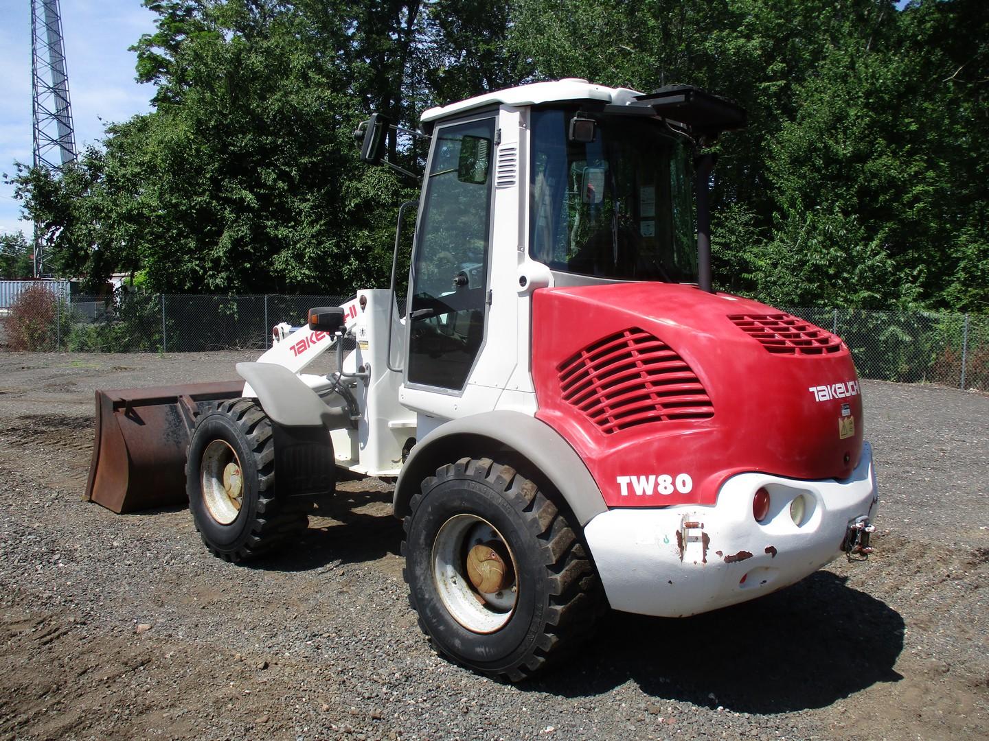 2012 Takeuchi TW80 Rubber Tire Wheel Loader