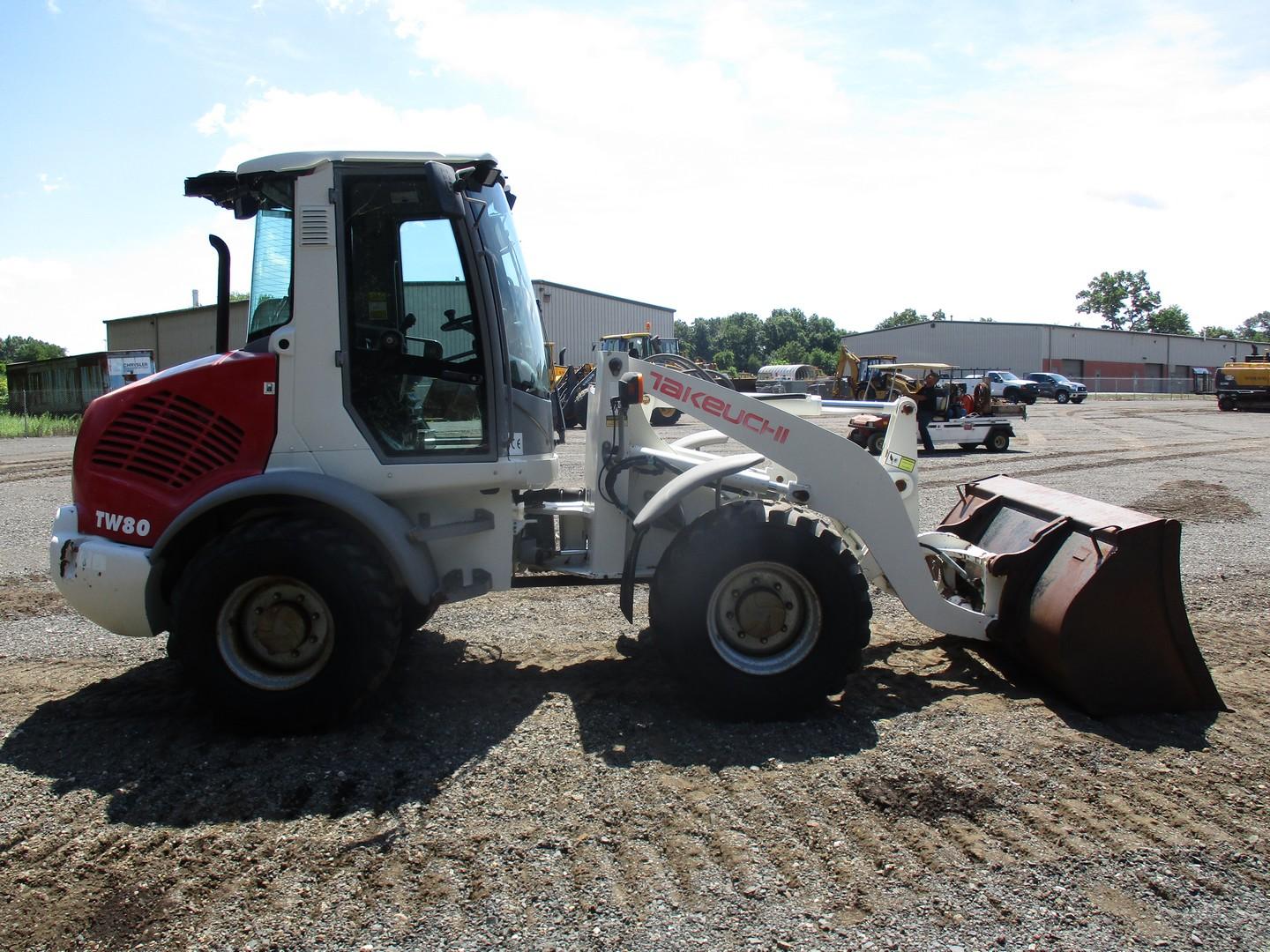 2012 Takeuchi TW80 Rubber Tire Wheel Loader