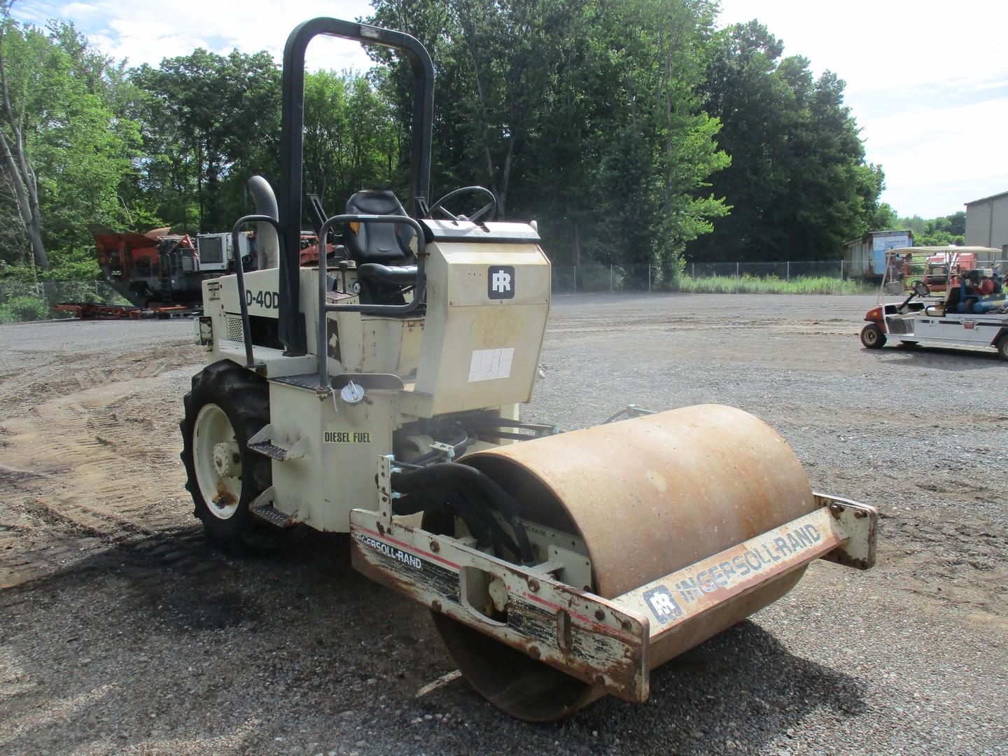 1995 Ingersoll Rand SD-40D Smooth Drum Roller