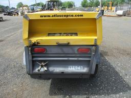 2013 Atlas Copco XAS 185 Tow Behind Air Compressor