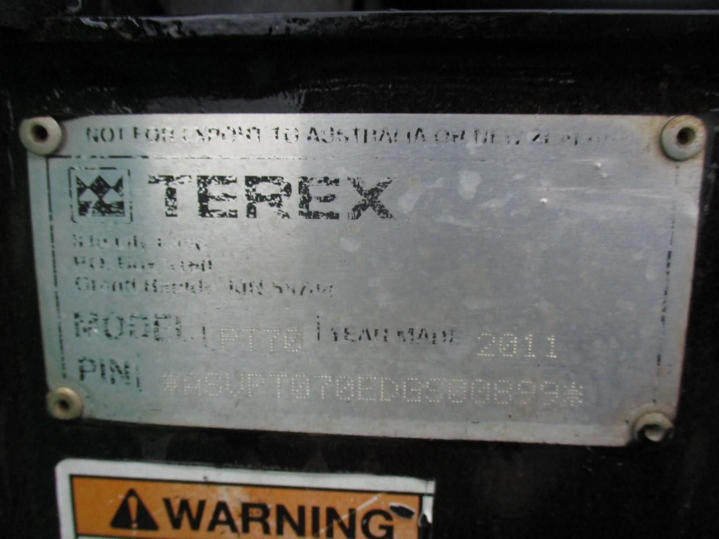 2011 Terex PT-70 Track Skid Steer