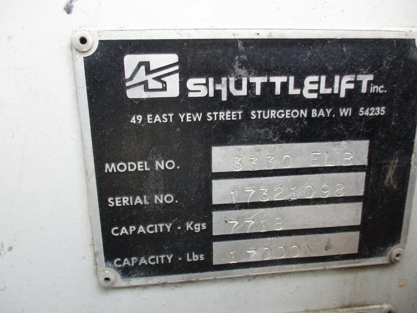 Shuttlelift 3330ELB Carry Deck Crane