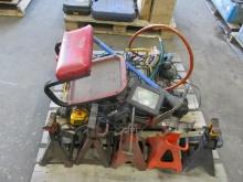 Quantity of Assorted Power Tools, Jack Stands,
