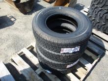 (4) Atlas ST205/75R14 Trailer Tires