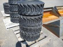 (4) Forerunner 12-16.5 Skid Steer Tires