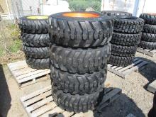 (4) Forerunner 12-16.5 Skid Steer Tires