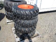 (4) Forerunner 10-16.5 Skid Steer Tires