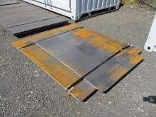 (2) Steel Road Plates
