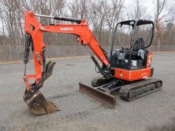 2016 Kubota U35-4 Mini Excavator