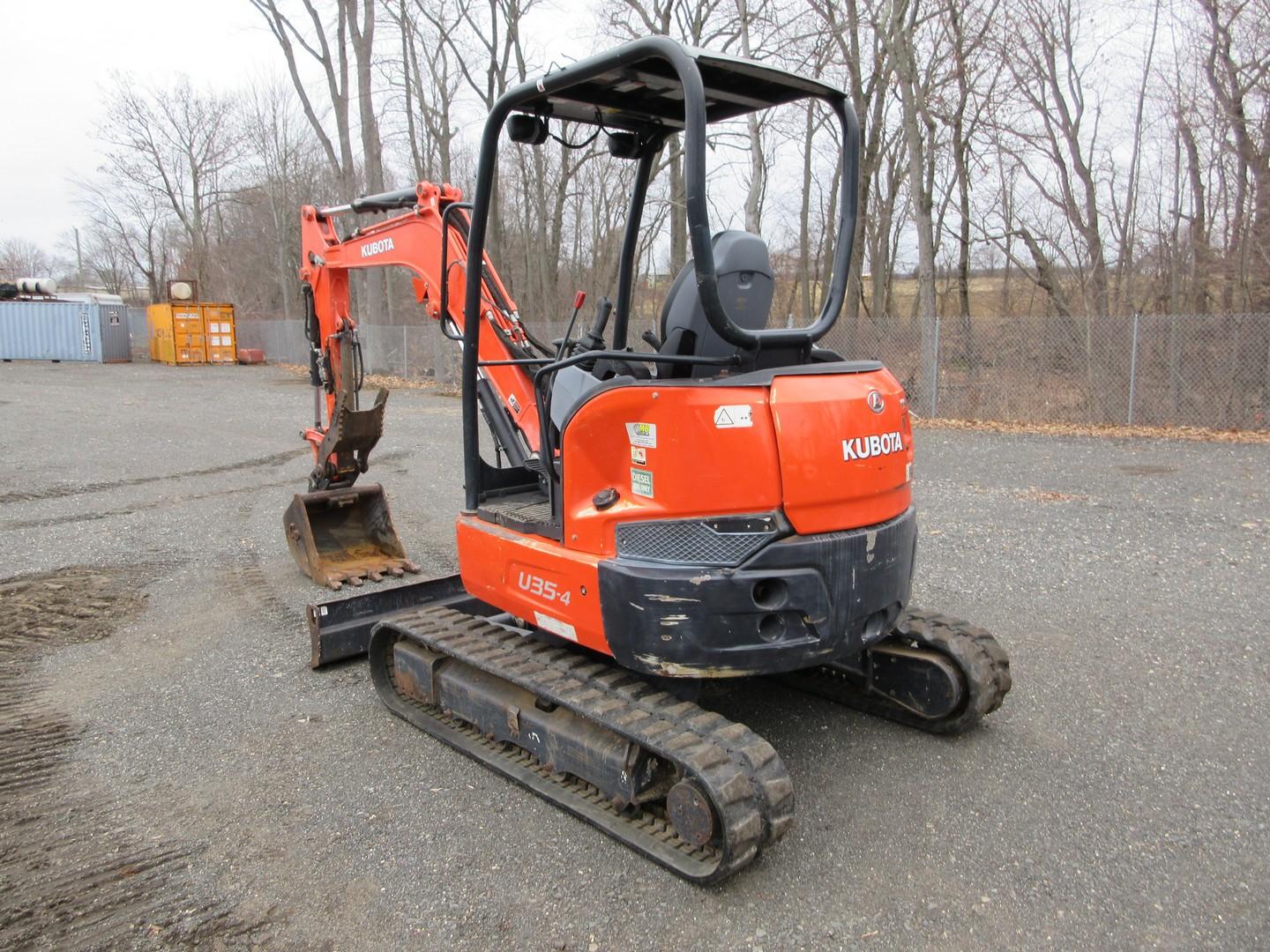 2016 Kubota U35-4 Mini Excavator