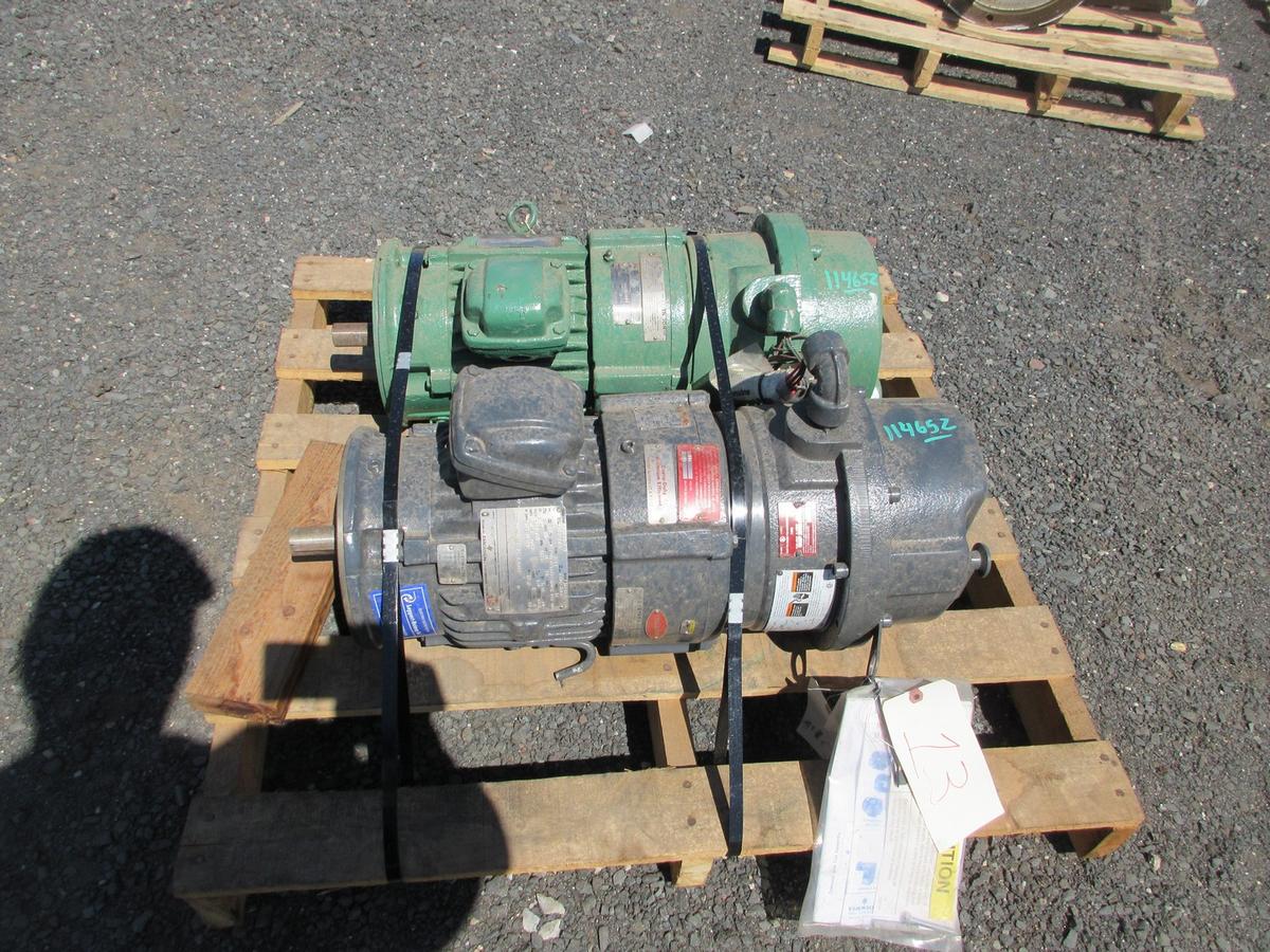 (2) 3 HP Electric Motors