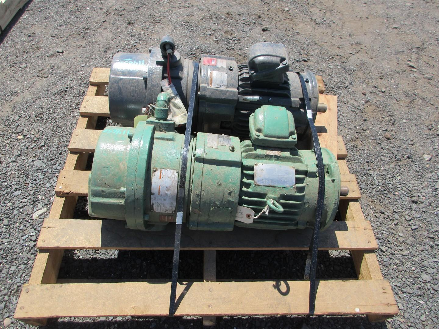 (2) 3 HP Electric Motors