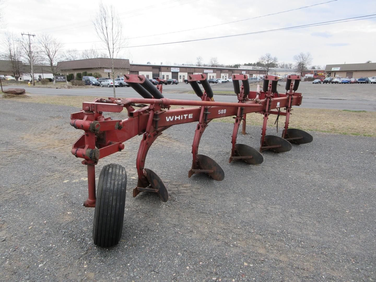 White 588 5 Bottom Plow