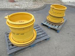 (2) Volvo Wheel Loader Rims