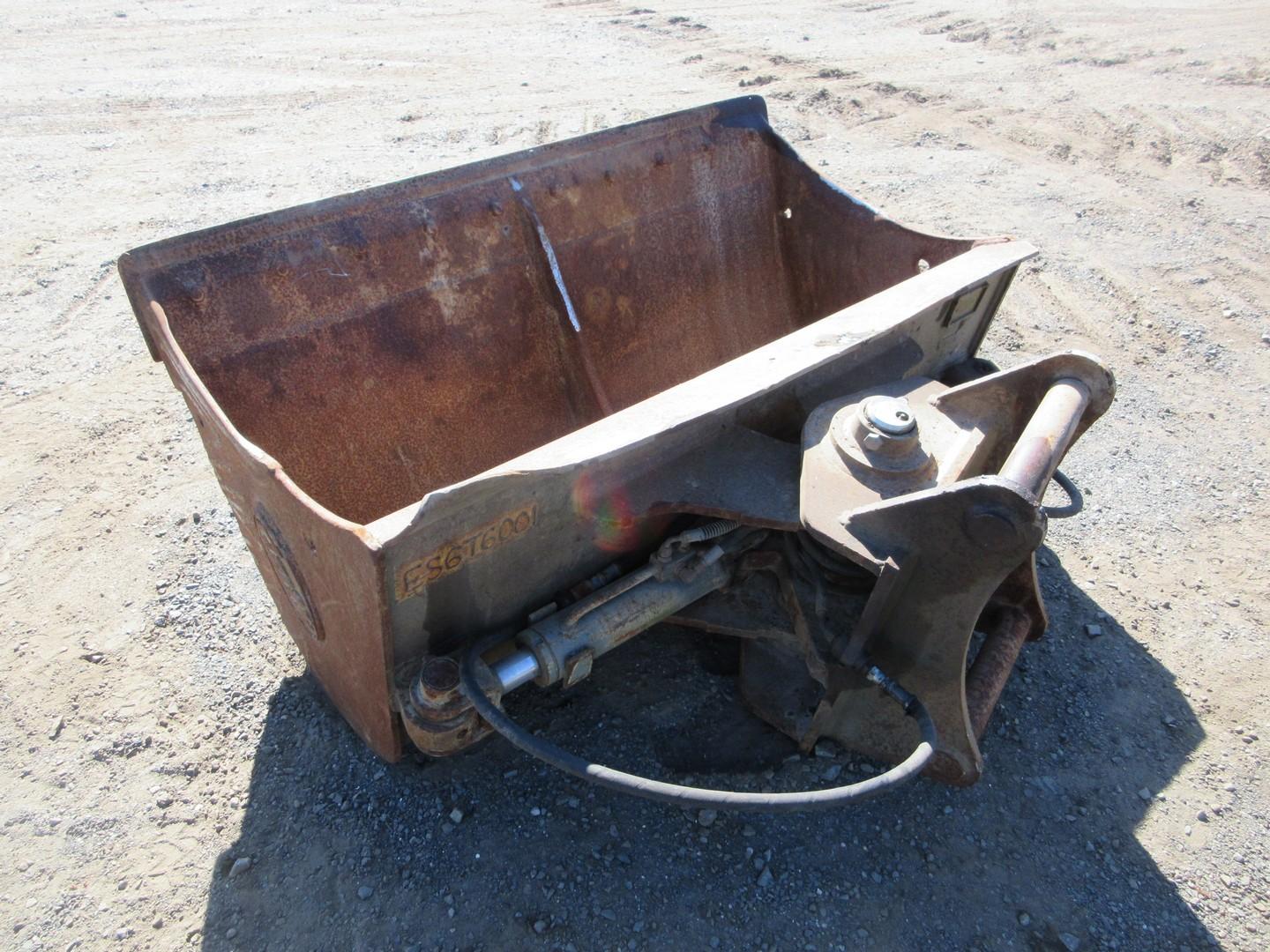 Geith 60" Hyd Tilting Cleanup Bucket With BOCE