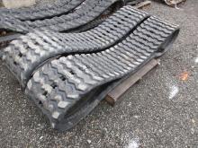 (2) Caterpillar Rubber Skid Steer Tracks