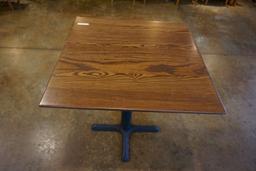 36X36X30 SOLID WOOD TABLE