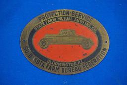 9 State Farm Mutual Auto Insurance Company Brass Advertising