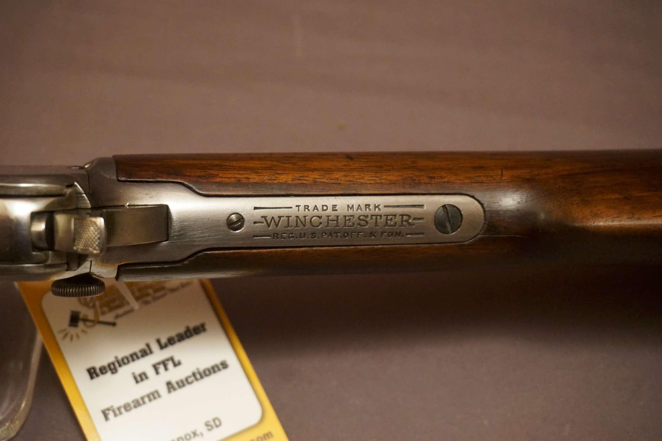 Winchester M. 90 Third Issue .22WRF Half Nickeled Pump Rifle