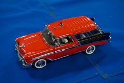 Franklin Mint Franklin Fire Company Black & Red Chief's Station Wagon