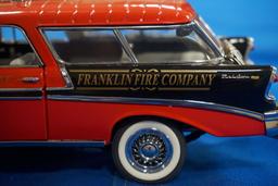 Franklin Mint Franklin Fire Company Black & Red Chief's Station Wagon