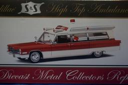 Precision Miniture 1966 Cadillac High Top Ambulance 1:18