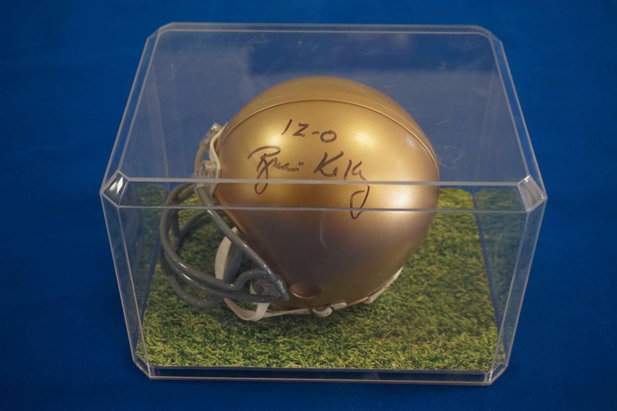 Brian Kelly Autographed Helmet