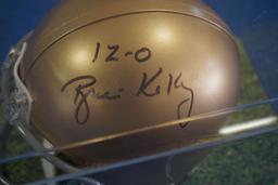 Brian Kelly Autographed Helmet