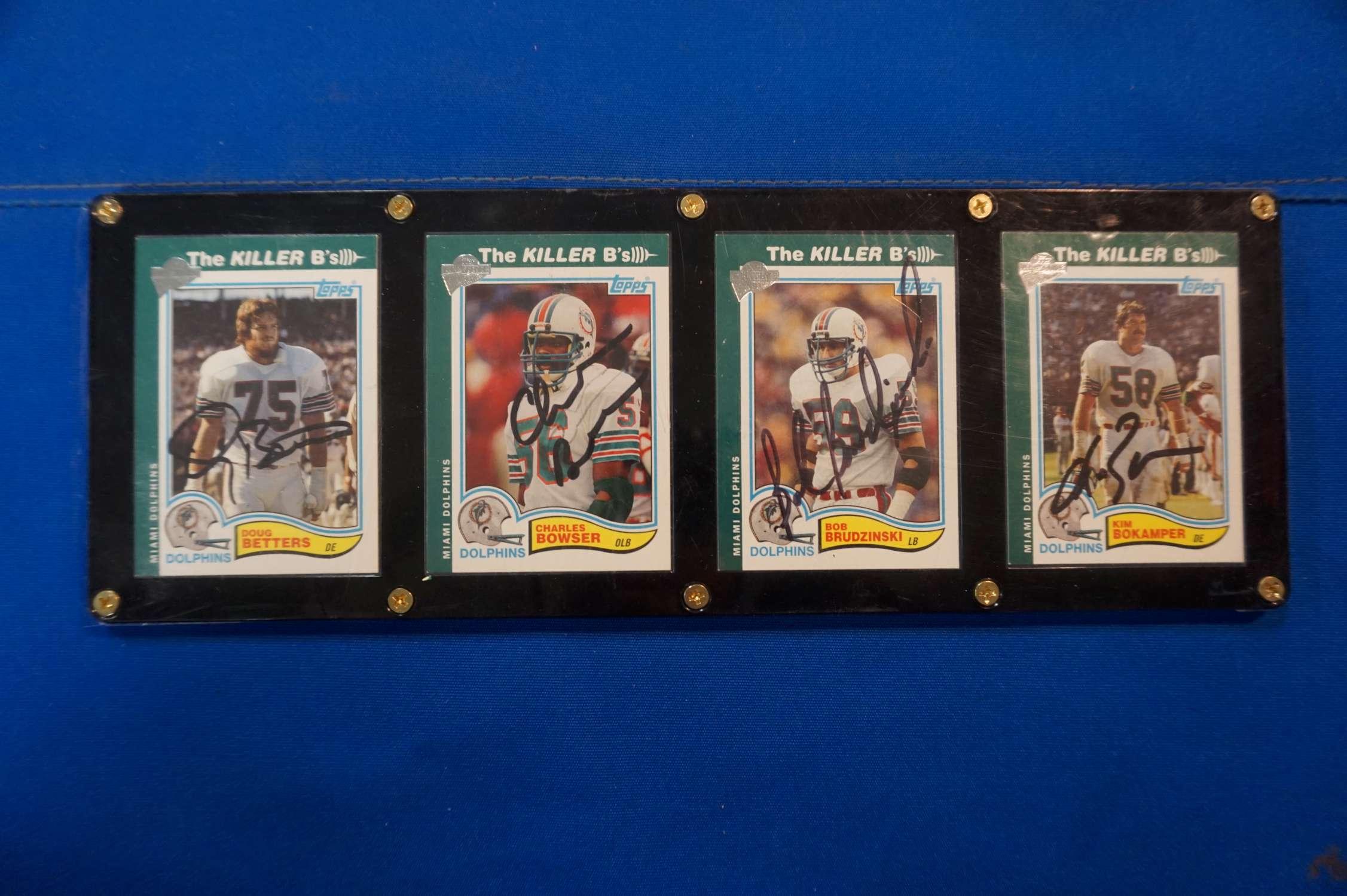 Miami Dolphins The Killer Bees 4 card