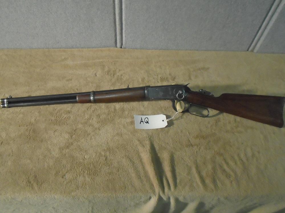 Winchester Lever Action - 19 ¼ Barrell - With flip rear sight & peep sight - SN #242197