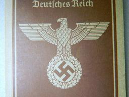 WWII German Deutsches Reich Arbeitsbuch Book