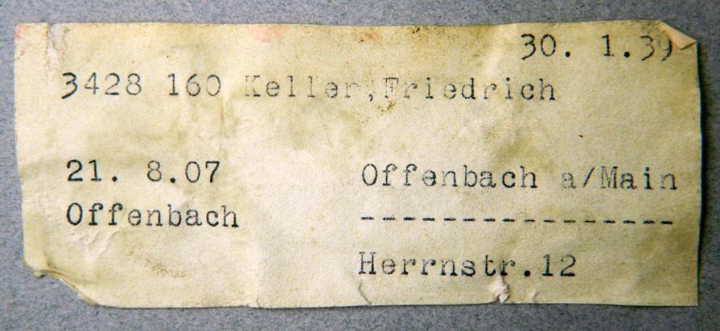WWII German Work Pass Book