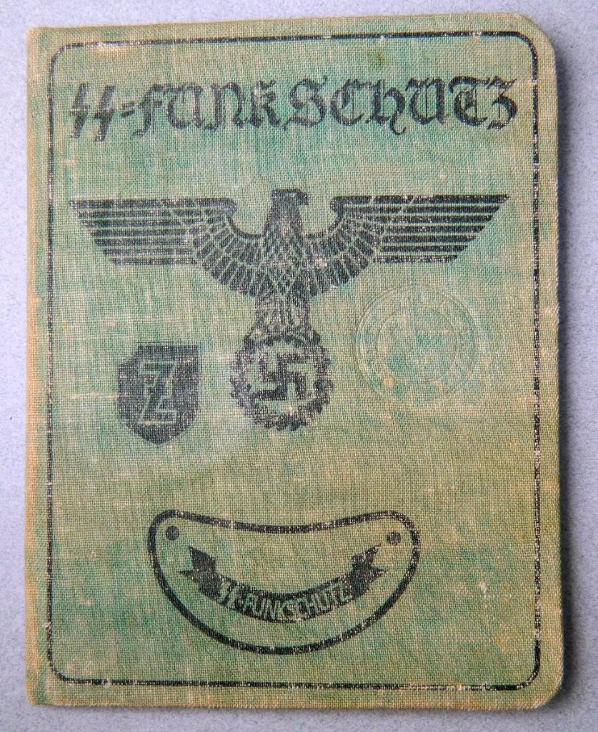 German WWII Funkschutz Ausweis