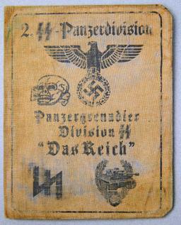 Nazi German Waffen SS Panzer Soldier ID Booklet