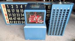 B-I-N-G-O! Bingo Flashboard with Machine Blower and Ball Sorter