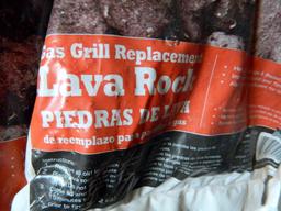 Eight 7lb. Bags of Mr. Bar-B-Q Lava Rocks