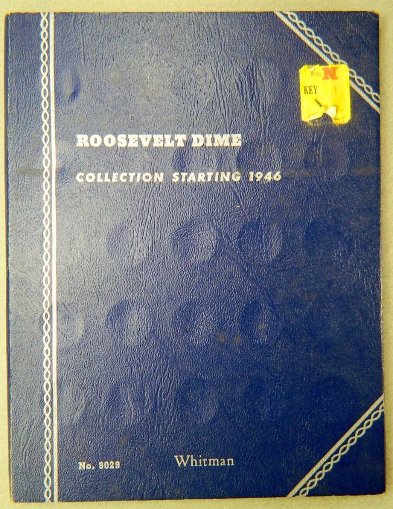 Roosevelt Dime Collection Folder, Starting 1946